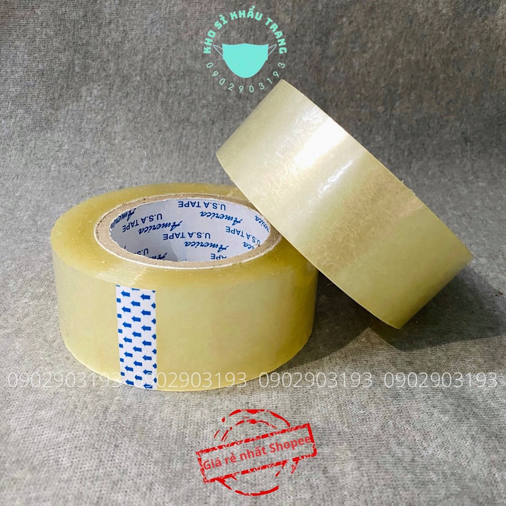 Cây băng keo đóng hàng siêu dính trong suốt , băng keo trong giá rẻ