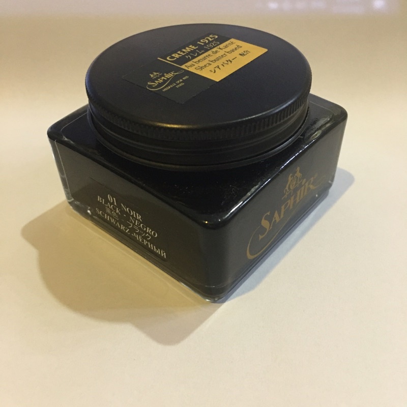Xi kem đánh đánh bóng, dưỡng và phục hồi màu đồ da hàng hiệu Saphir MDO Creme 1925 - 75ml nhập khẩu Pháp