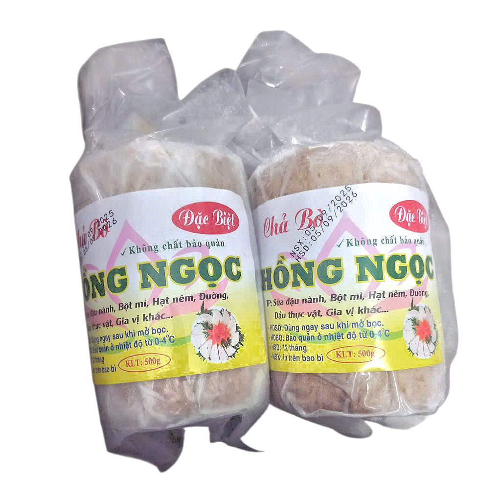 Chả bò chay Hồng Ngọc 1kg (HÀNG LẠNH) - Thực phẩm chay Thiện Tâm