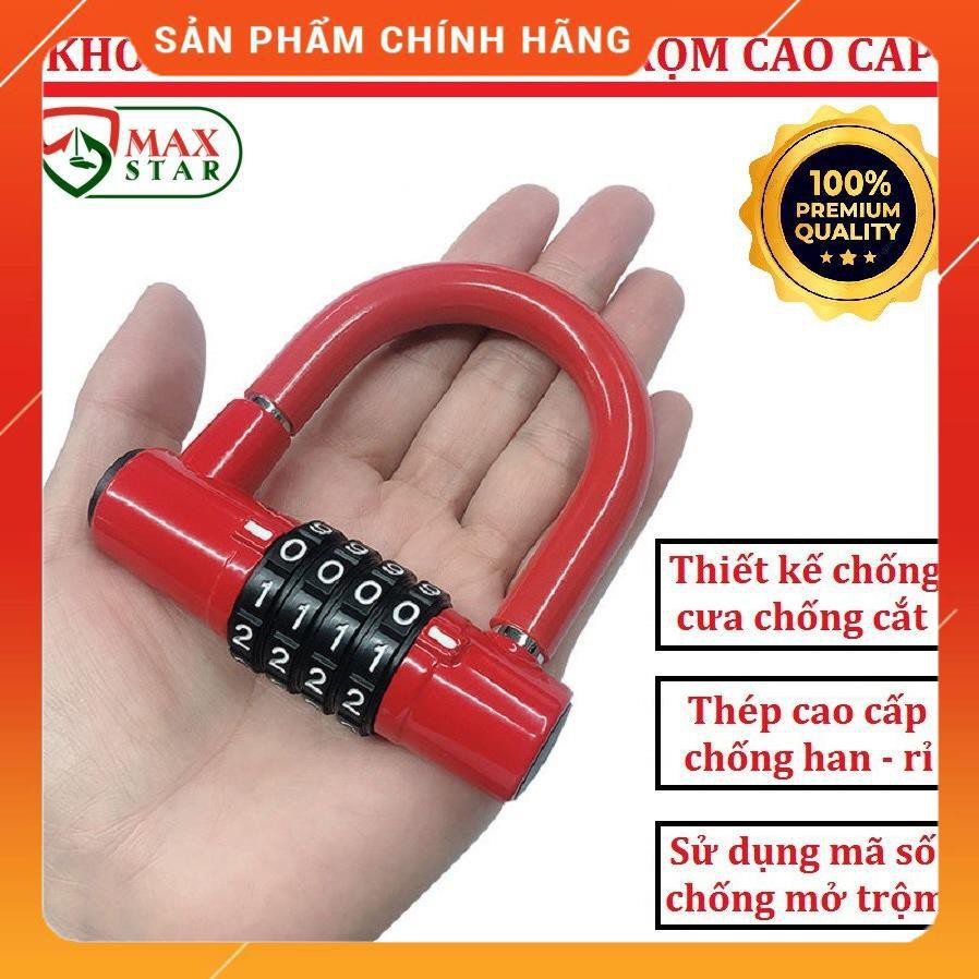 Khóa số chữ U chống trộm cao cấp Khóa số mini chữ U chống cắt ✅