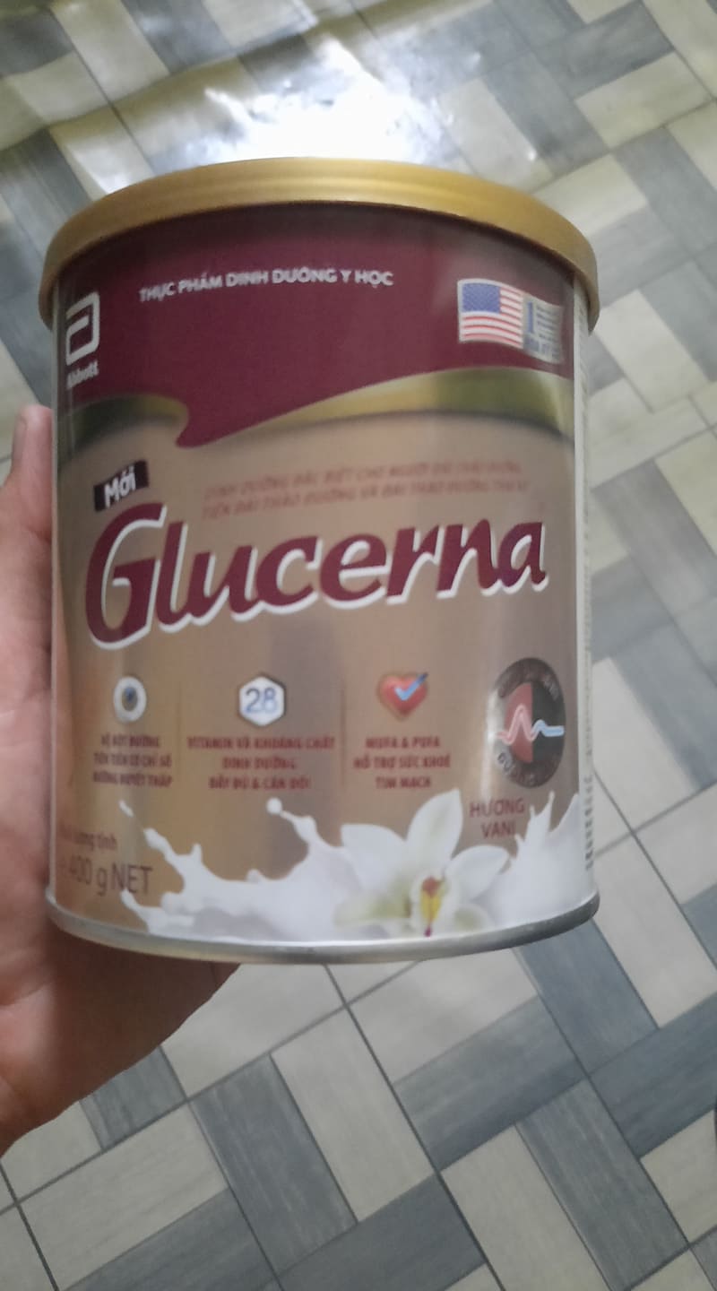 Sữa bột glucerna hương vani 400g