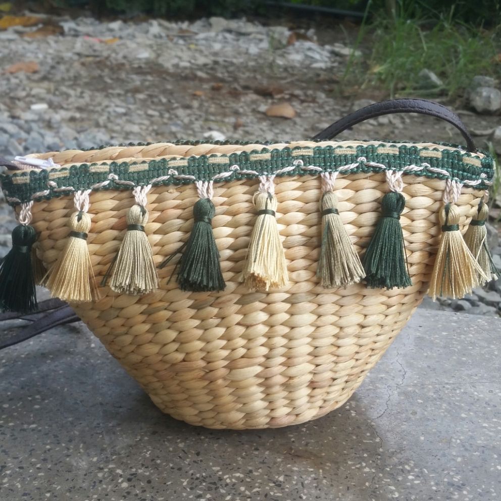 giỏ lục bình tua rua