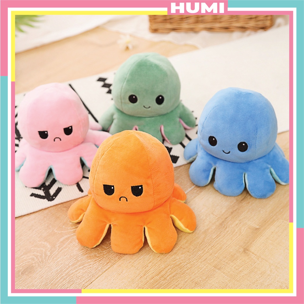 Bạch tuột cảm xúc cute gấu bông nhỏ quà tặng đẹp size 10-20 - humi