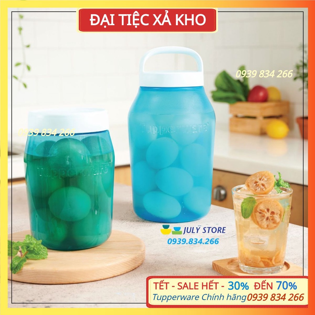 Tupperware - bộ hộp bảo quản universal jar, dùng đựng thực phẩm khô , đồ ngâm, món ăn vặt