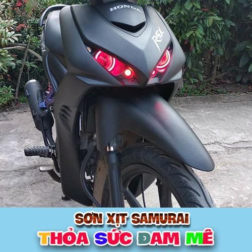 Sơn Xịt Samurai Màu Đen Nhám 109A