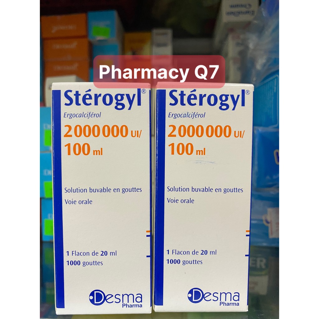 Chai 100ml sterogylll xuất xứ pháp cung cấp vitamin d cho trẻ