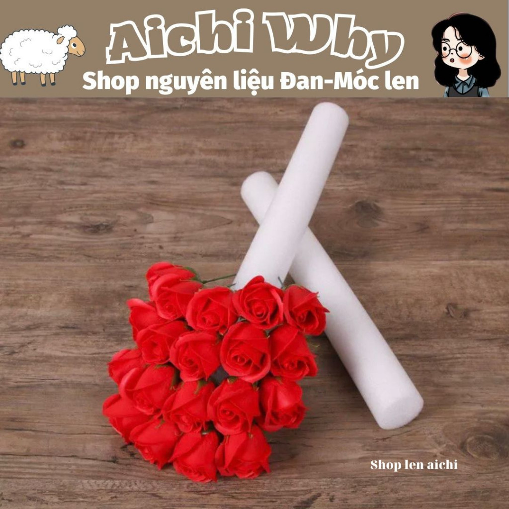Xốp dẻo tròn cắm hoa