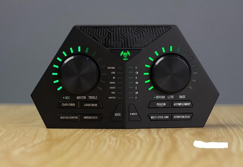 Sound card max 730 có auto-tune, pin sạc - hát karaoke live stream