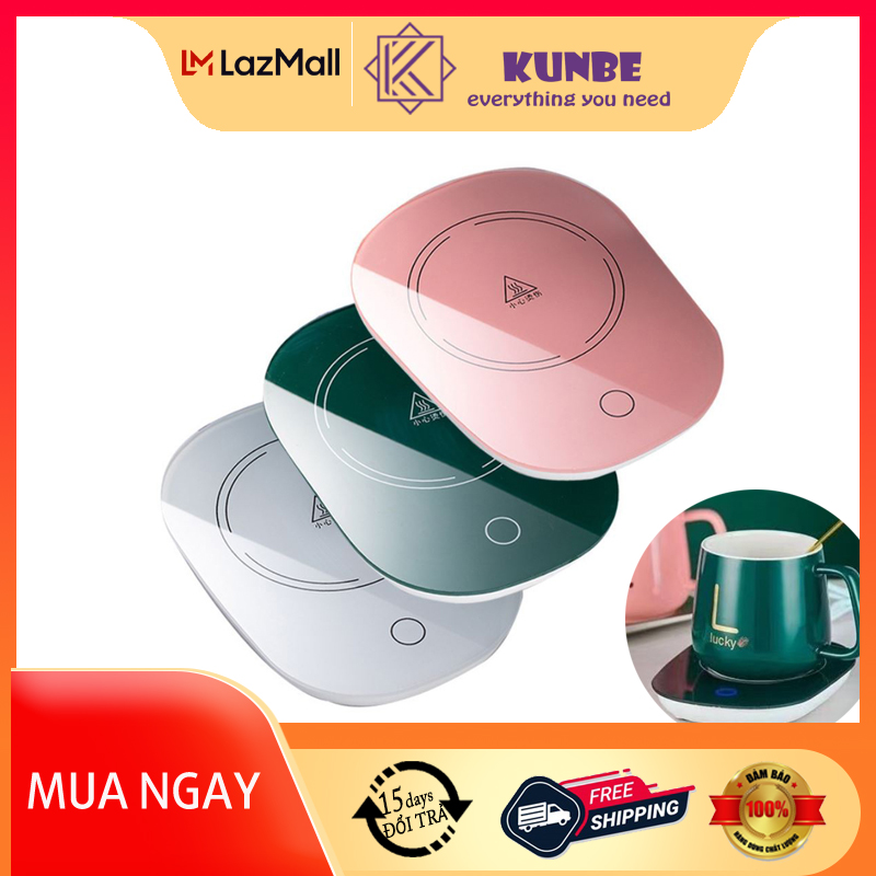 Đế Điện Hâm Nóng KUNBE, Đế Hâm Nóng Cốc Đa Năng, Máy Hâm Nóng Đồ Uống, Hâm Nóng Cafe, Hâm Nóng Sữa Cho Trẻ Em