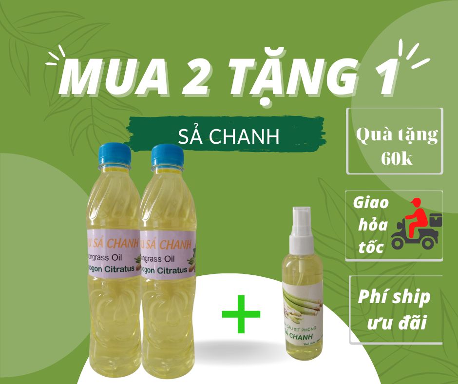 Tinh dầu sả chanh lau nhà, chai 500ml
