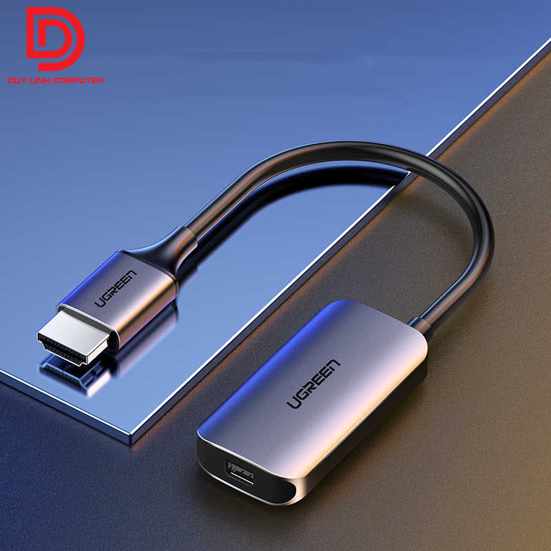 Cáp chuyển đổi hdmi sang mini displayport hỗ trợ 4k x 2k dài 10cm ugreen 60352