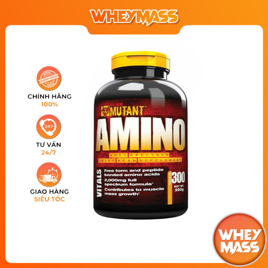 Sản Phẩm Bổ Sung Axit Amin MUTANT AMINO 300 Viên