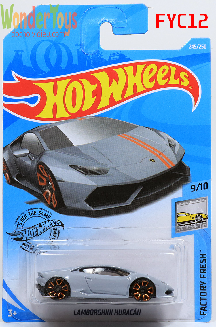 Xe mô hình Hot Wheels Lamborghini Huracan Collections Factory Fresh - 2019 - FYC12