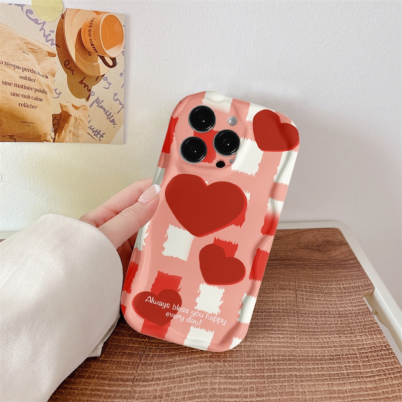 Ốp lưng iρhone cạnh sóng tim 6/6splus/7/7plus/8/8plus/x/xs/11/12/13/14/pro/max/plus/promax - Awifi U5-6