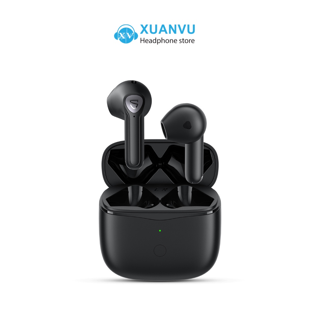 Tai nghe SoundPEATS Air 3 Phiên bản Bluetooth: v5.2, Bộ giải mã Bluetooth: AAC,SBC,APTX,APTX-adaptive, Giảm tiếng ồn: cVc, Chuẩn chống nước: IPX5, Tổng thời gian sử dụng: 15 giờ