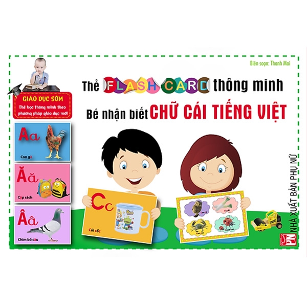 Fahasa - thẻ flash card thông minh - bé nhận biết chữ cái tiếng việt