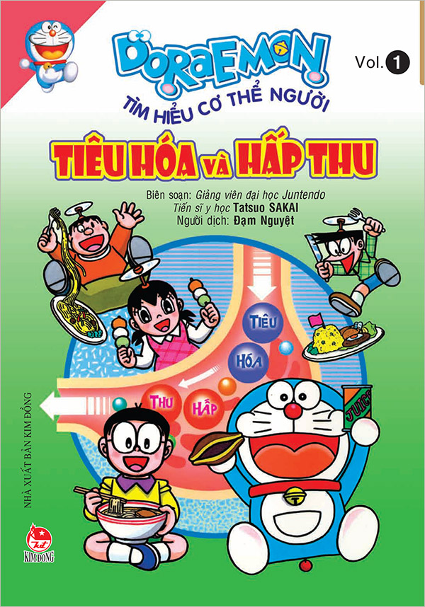 Kim Đồng - Doraemon tìm hiểu cơ thể người - Tập 1 - Tiêu hóa và hấp thu