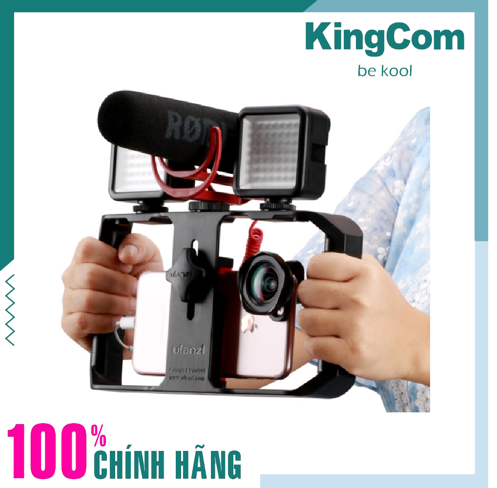 Khung Tay Cầm Chống Rung Hỗ Trợ Quay Phim Dùng Cho Điện Thoại , Smartphone Video Rig/Grip