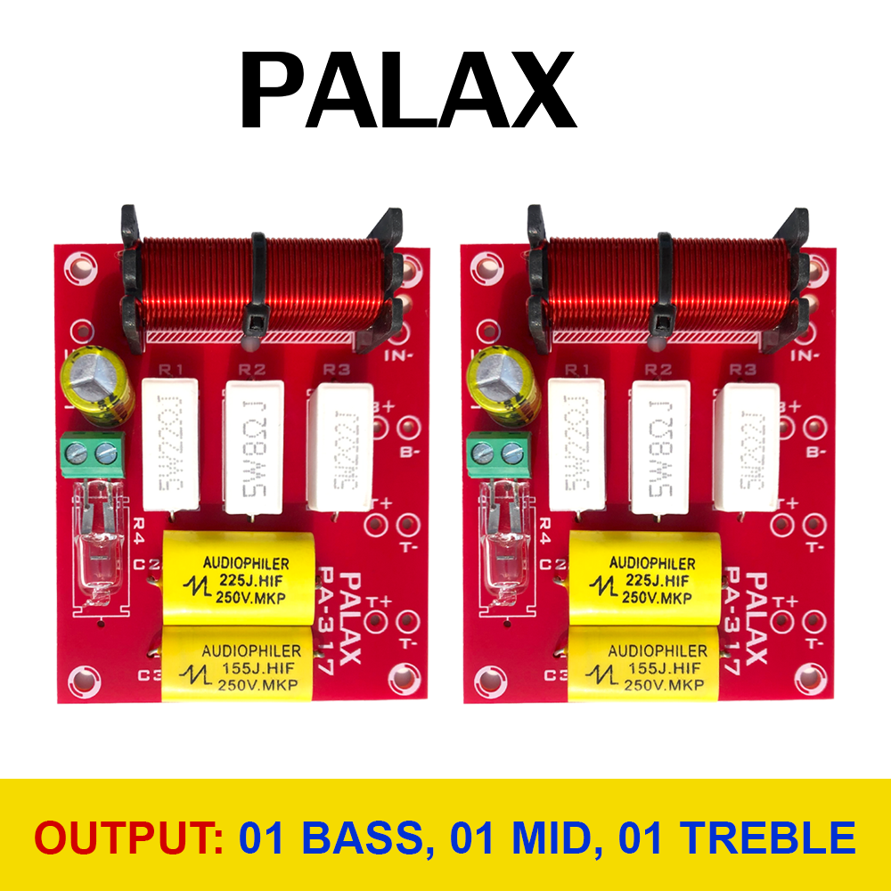 Mạch phân tần và bảo vệ loa Palax PA-317 cho loa nghe nhạc, karaoke, loa kéo...Âm thanh chất lượng bảo vệ loa an toàn