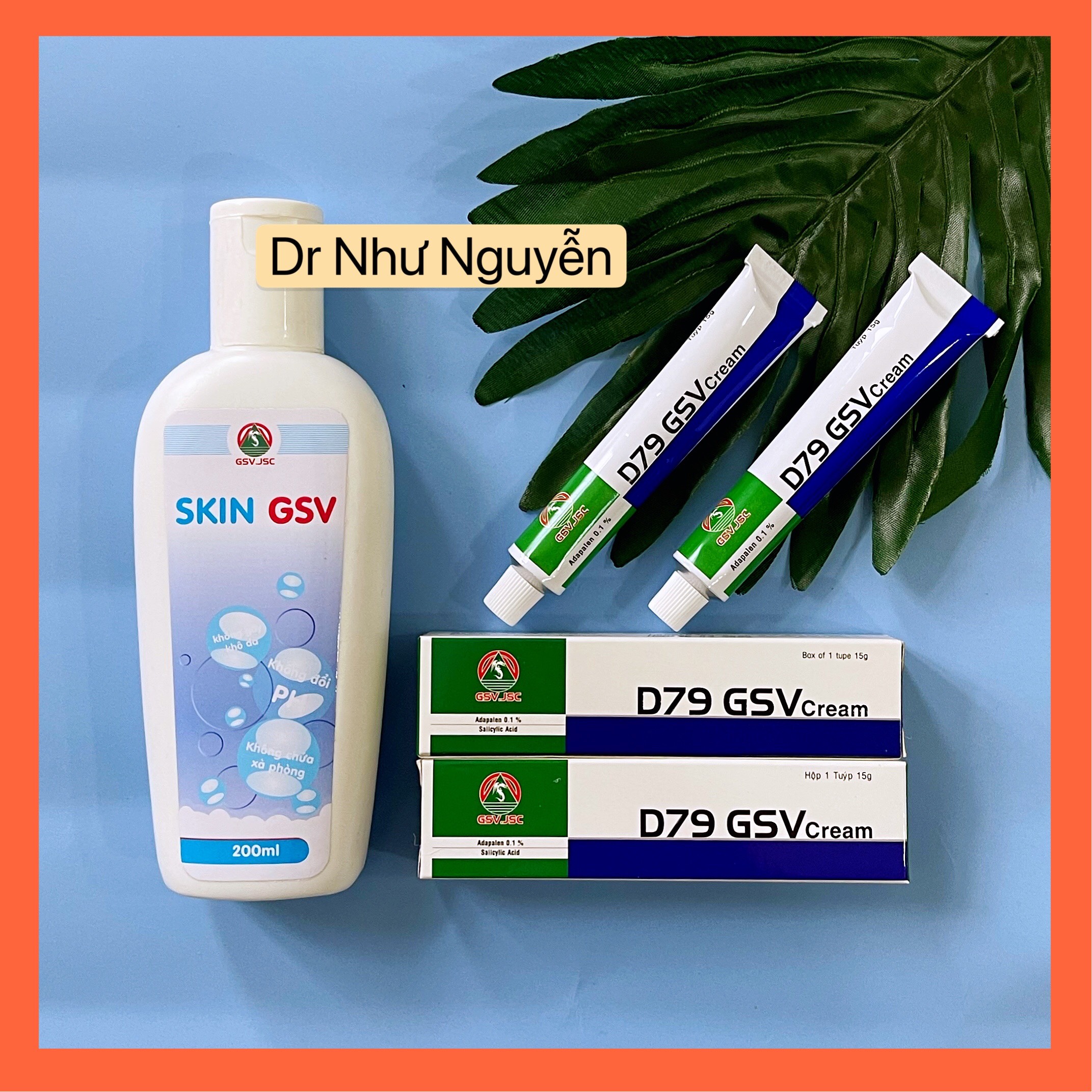 Hỗ trợ giảm mụn toàn diện mặt và lưng cơ thể