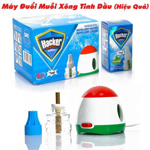 Đèn Xông Tinh Dầu Đuổi Muỗi Hacker Tặng Kèm 1 Lọ Tinh Dầu