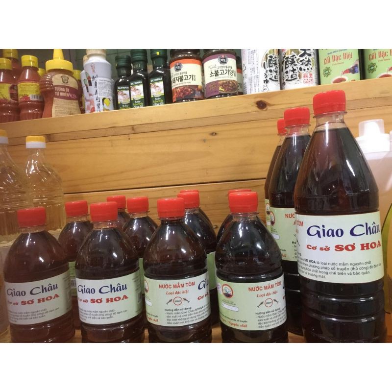 1lít nước mắm sa châu loại đặc biệt