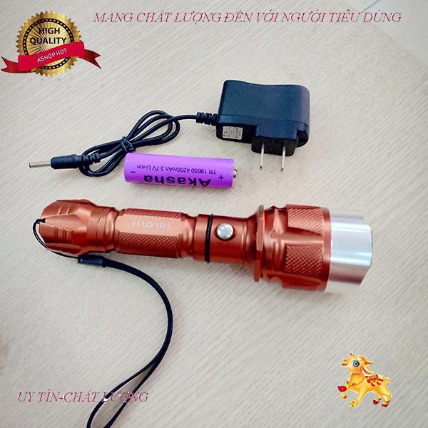 Đèn pin siêu sáng hy-8018 cao cấp