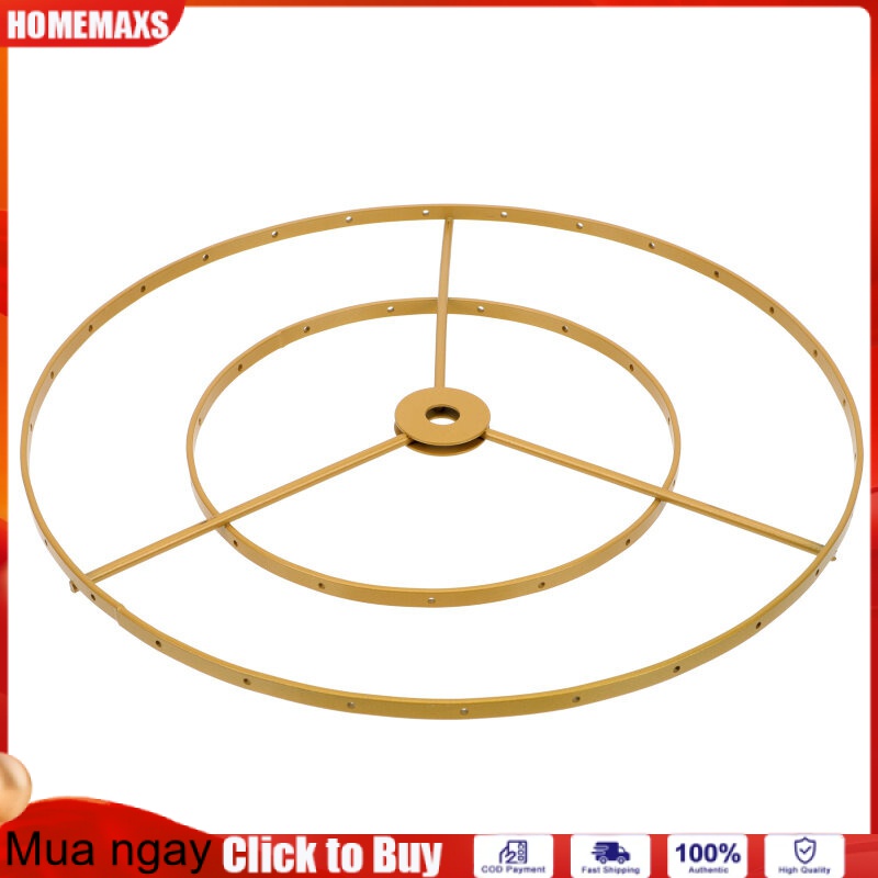 Homemaxs khung đỡ đèn trần giá đỡ đèn chùm tự làm phụ kiện đèn chùm e27
