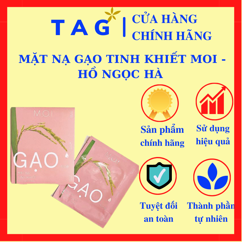 Mặt nạ gạo tinh khiết moi - hồ ngọc hà