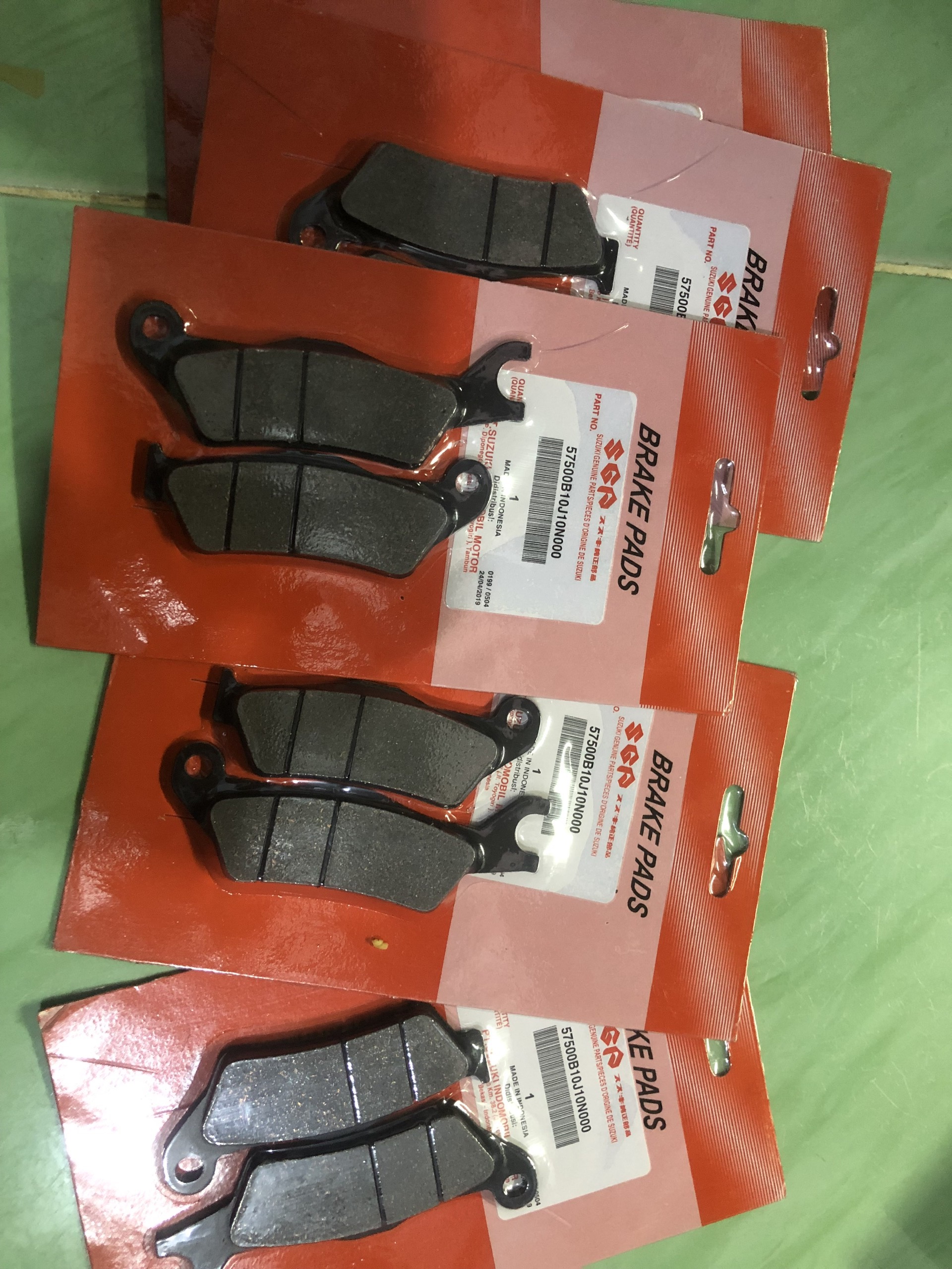 Bố thắng đĩa suzuki satria f150/ raider fi 150 trước + sau