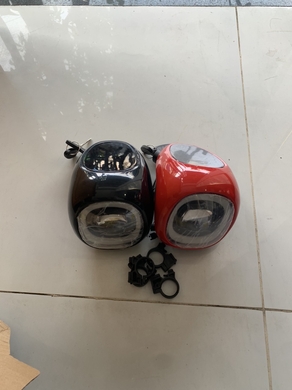 Đầu đèn xe đạp điện