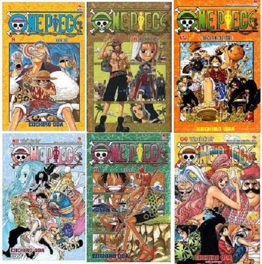 Sách - combo one piece vua hải tặc - 6 quyển