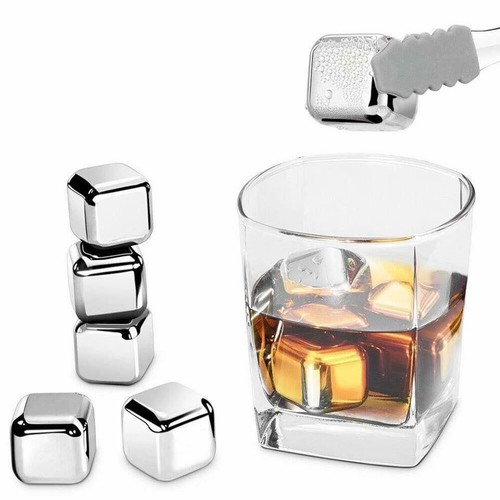 ĐÁ LẠNH VĨNH CỬU Đá INOX304 lạnh vĩnh cửu Cooling Cubes 8 viên SSGP + Kèm Kẹp