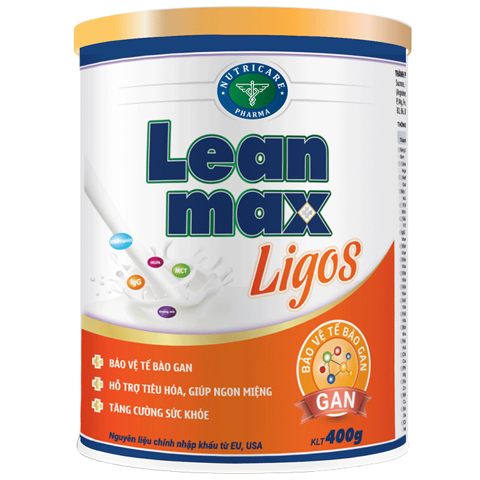 [HCM]LEAN MAX LIGOS (SỮA BỘT BẢO VỆ TẾ BÀO GAN) 400g