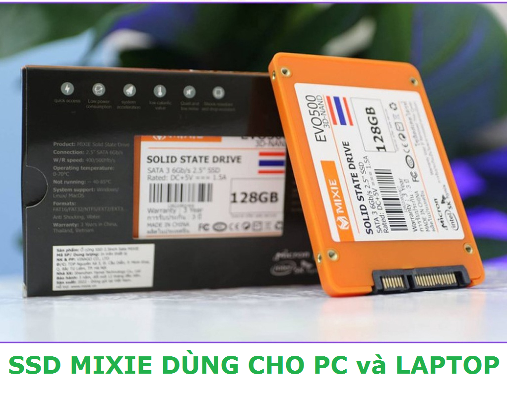 Ổ cứng ssd mixie evo500 128gb 256g sata3 2.5inch