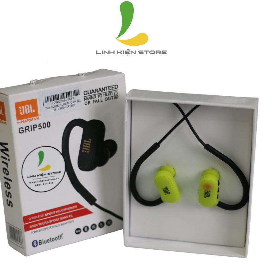 Tai nghe bluetooth jbl grib500 green
