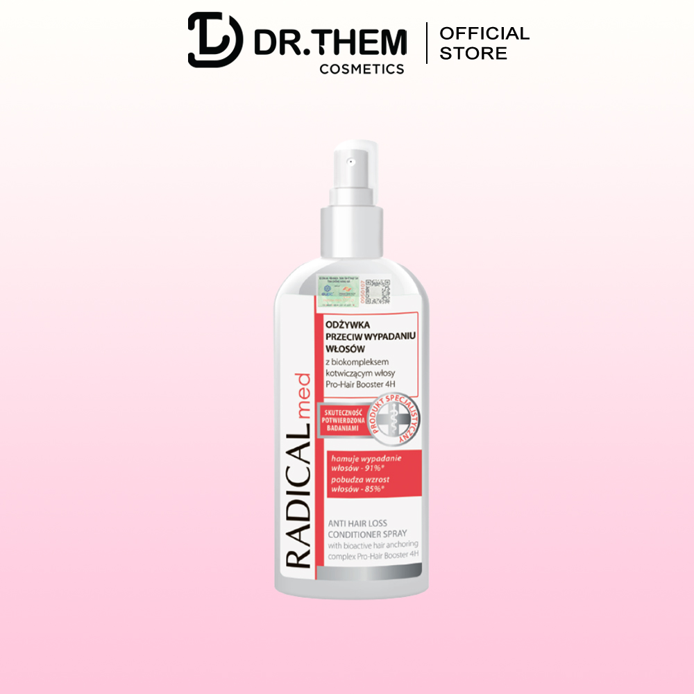 Dưỡng Giúp Ngừa Rụng Tóc Dạng Xịt - Radical Med Anti Hair loss Conditioner Spray 200ml Farmona