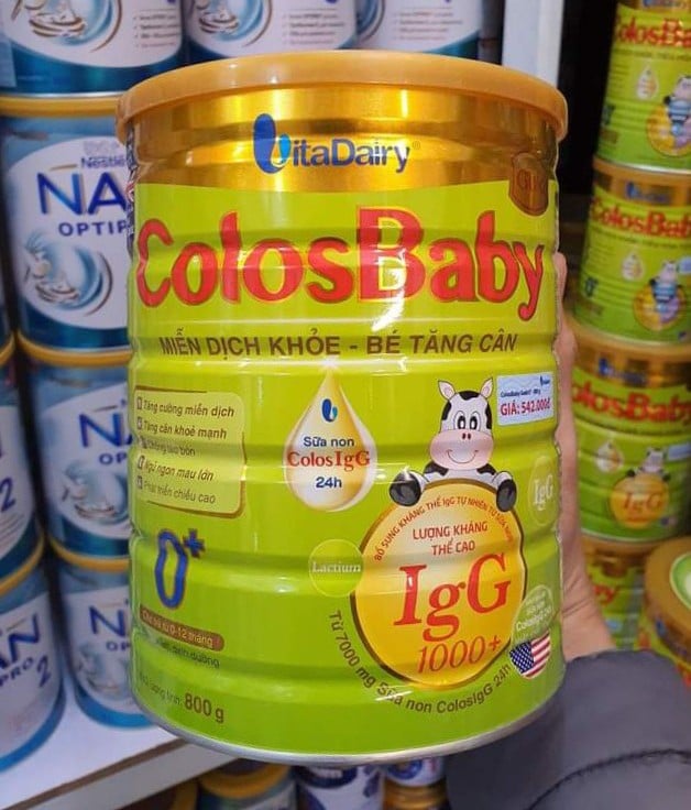Sữa bột Colosbaby Gold 0+ 800gr (Date mới)