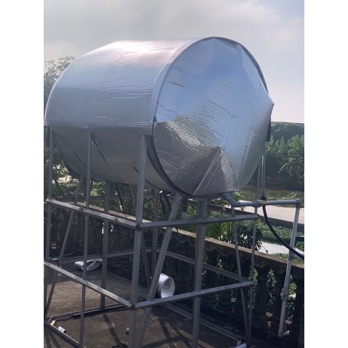 #Vỏ_bọc_chống_nóng_téc_nước 1000 lít nằm