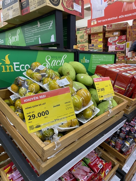 Kẹp nhựa sale, kẹp wobbler quảng cáo V06