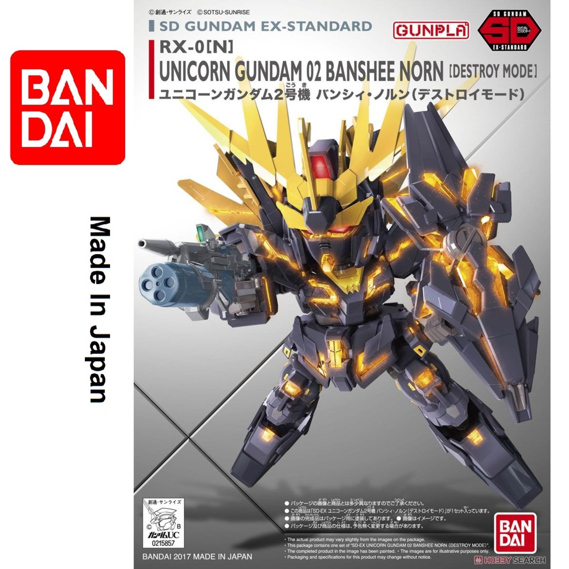 Mô hình Gundam Bandai SDEX RX-0(N) Unicorn Gundam 02 Banshee Norn (Destroy Mode) Serie SD Gundam EX-Standard