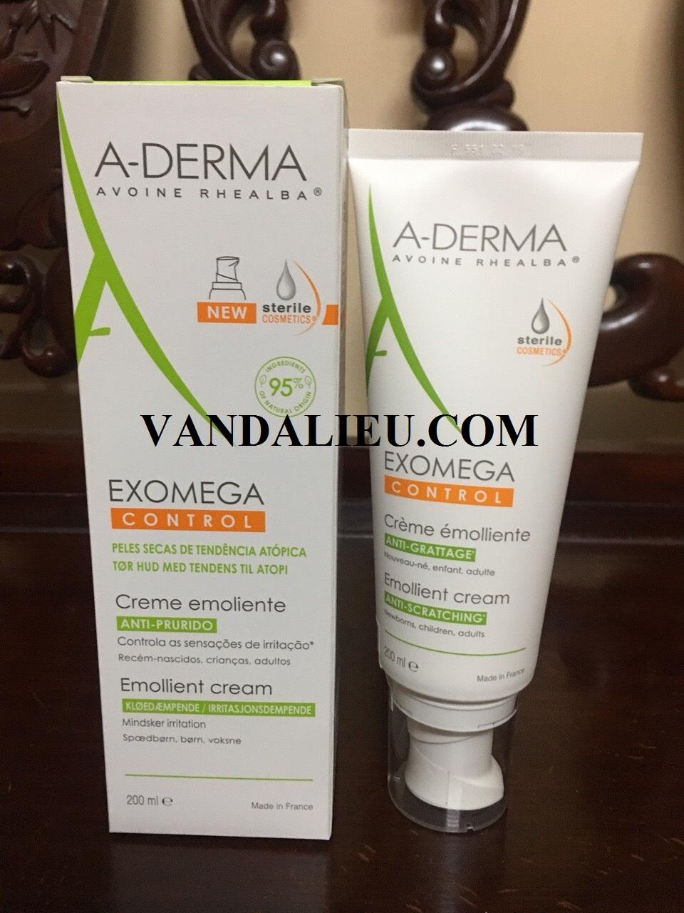 A-DERMA EXOMEGA CONTROL EMOLLIENTE CREAME 200ML