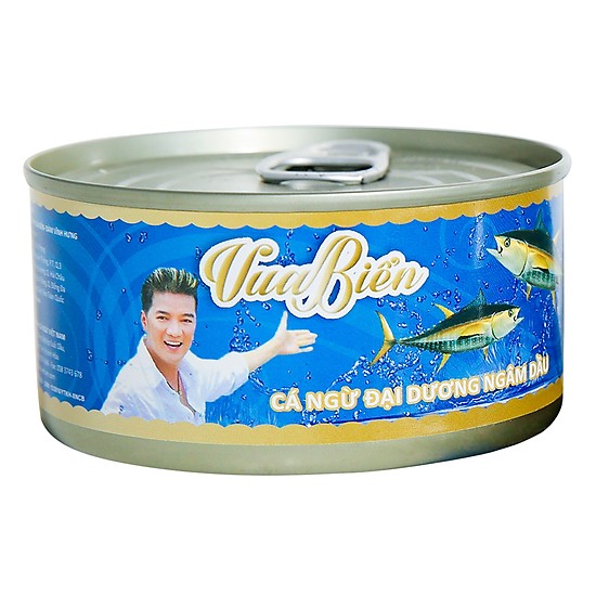 [HCM]CÁ NGỪ ĐẠI DƯƠNG NGÂM DẦU XUẤT KHẨU THƯƠNG HIỆU VUA BIỂN - ĐÀM VĨNH HƯNG (LON XANH - 170gr)