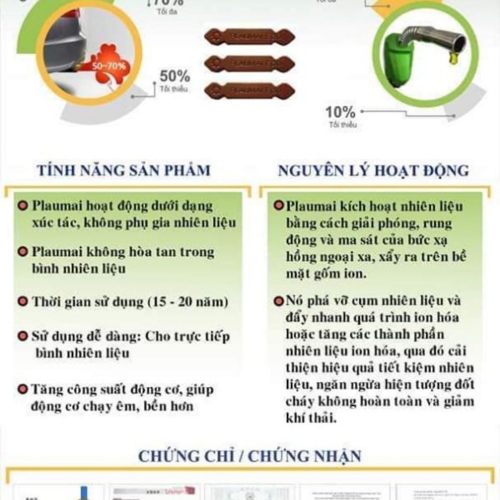 plaumai eco - thanh gốm tiết kiệm nhiên liệu