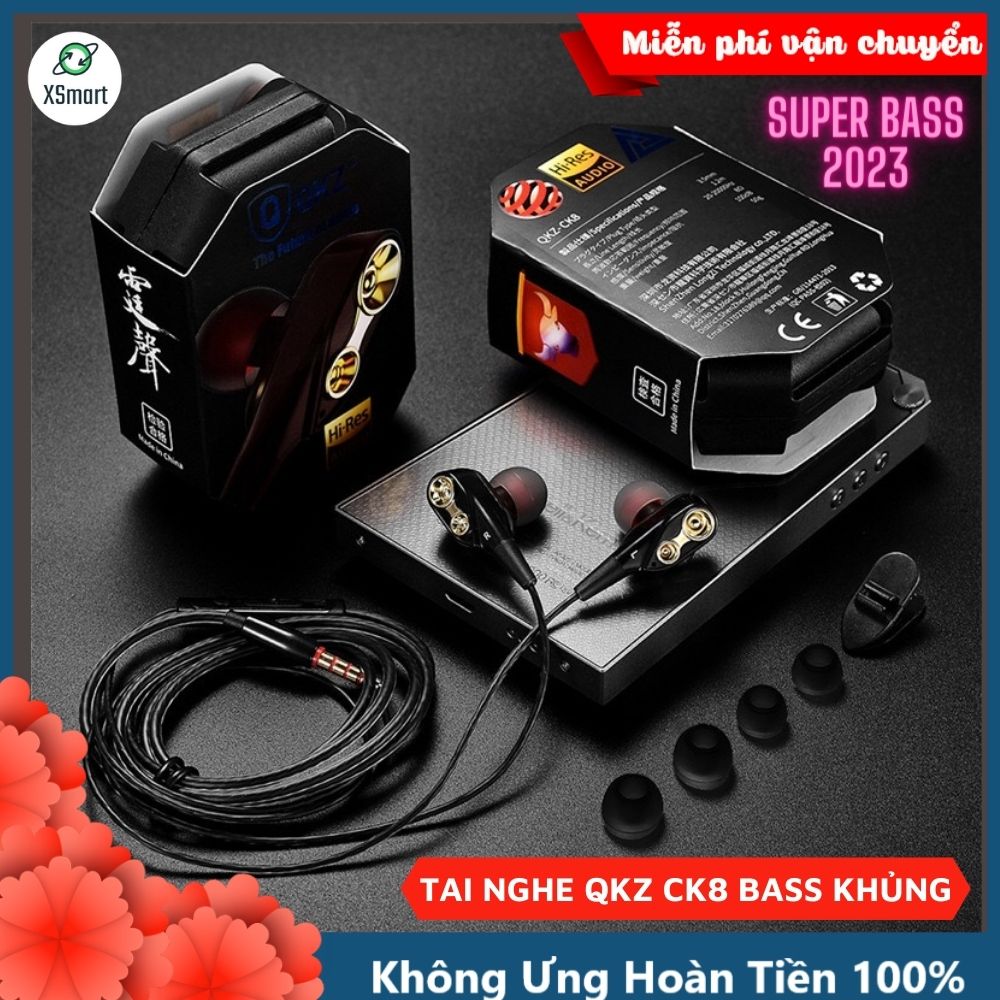 Tai Nghe Chống Ồn QKZ CK8 PRO NEW BASS 2020 Full Hộp Có Mic Đàm Thoại Nghe Nhạc EDM REMIX Bolero Chiến Mọi Tựa Game Điện Thoại PC