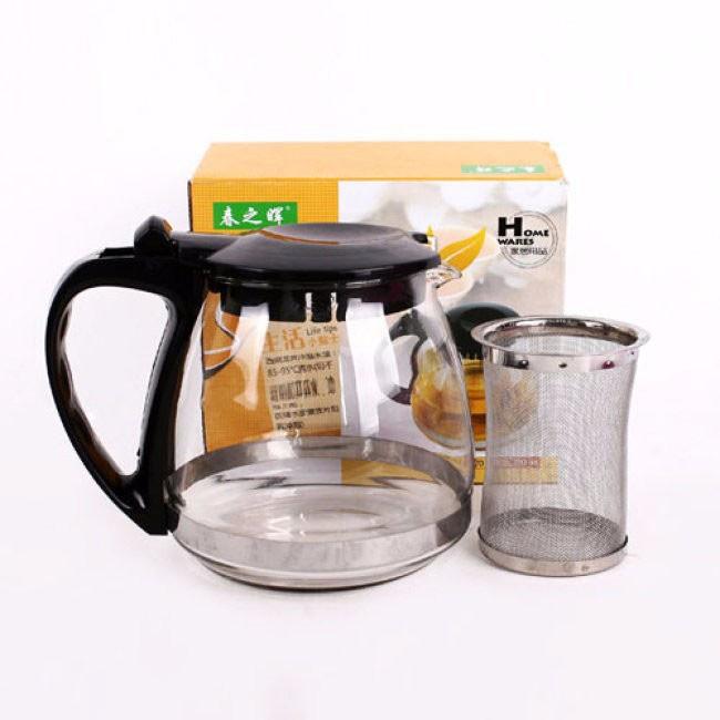 Bình lọc trà 1.3l-bình pha trà có lõi lọc cao cấp Home Wares No8170 (Đen)