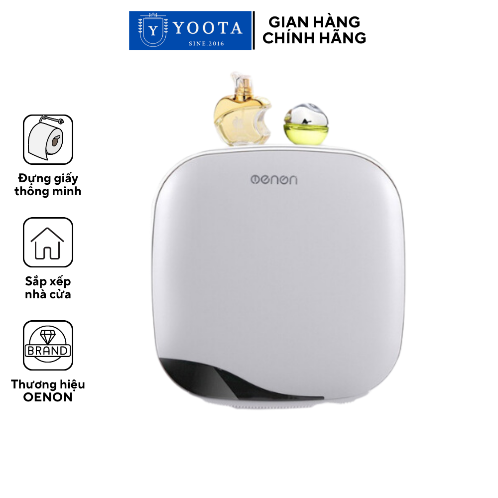 Hộp Đựng Giấy Vệ Sinh Dán Tường Nhà Tắm OENON Đựng Giấy Có Lõi Và Không Lõi Thiết Kế Sang Trọng