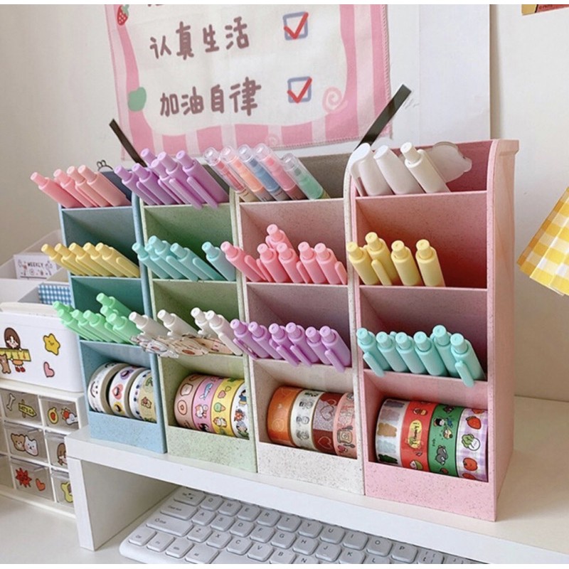 Ống đựng bút nghiêng để bàn