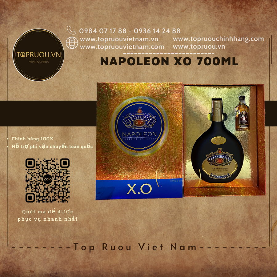 Napoleon xo - 700ml - chính hãng 100%