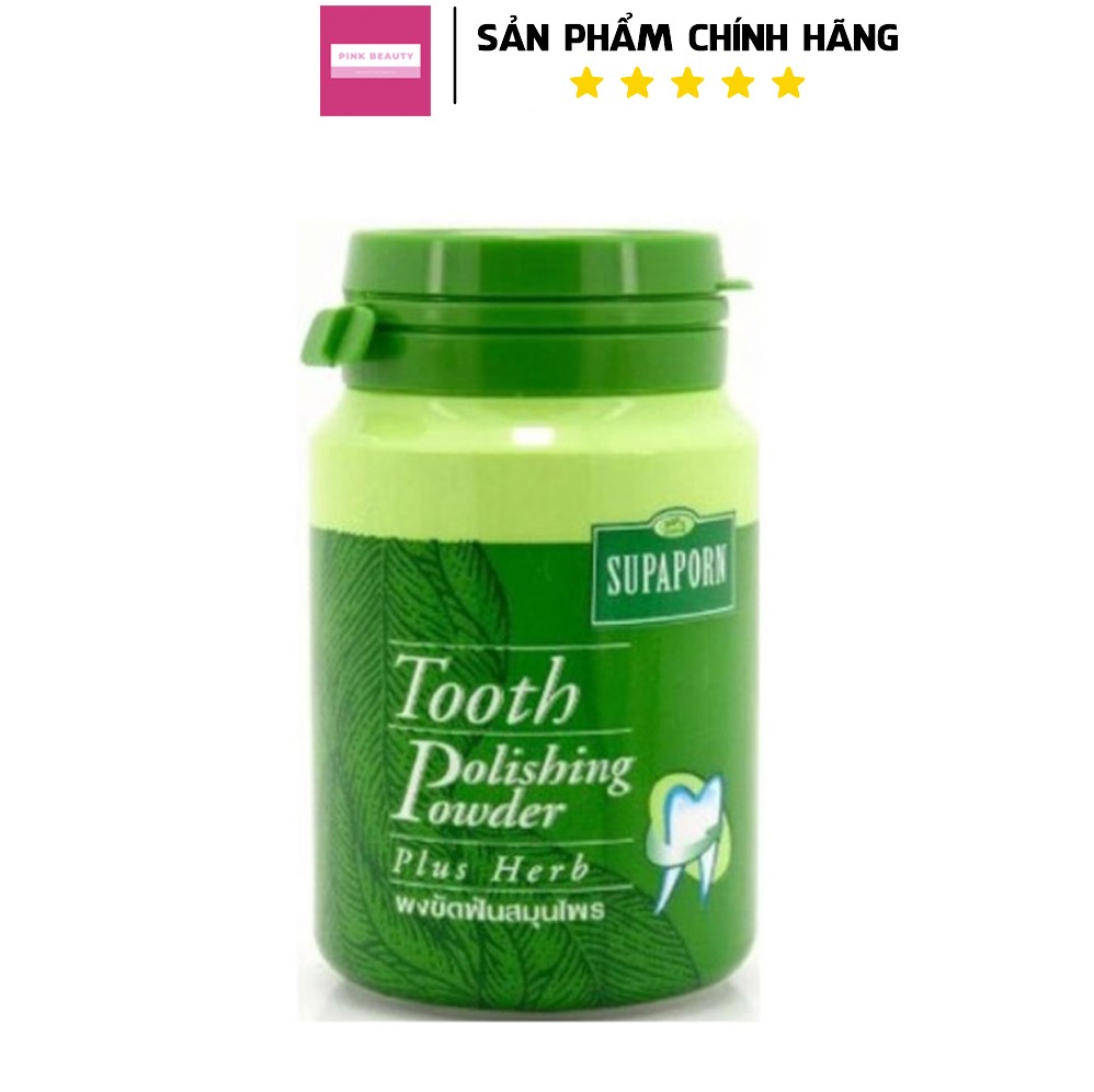 Bột Trắng Răng Thảo Dược Supaporn Tooth Polishing Powder Plus Herbs 90g